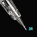 ATOMUS 10pcs Eyebrow Tattoo Cartridge Needles Disposable Permanent Makeup Tattoo Needles for Eyebrow Eyeliner Tattoo Machine (3R)
