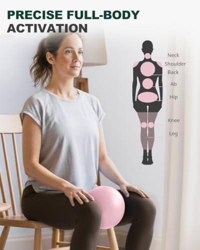 Image of Trideer Yoga Ball for Exercise, Pilates, Core & Balance Training, Stability Ball for Pregnancy & Birthing Prep, Physical Therapy, Daily Stretching, Office Chair for Active Sitting, Quick Pump Included