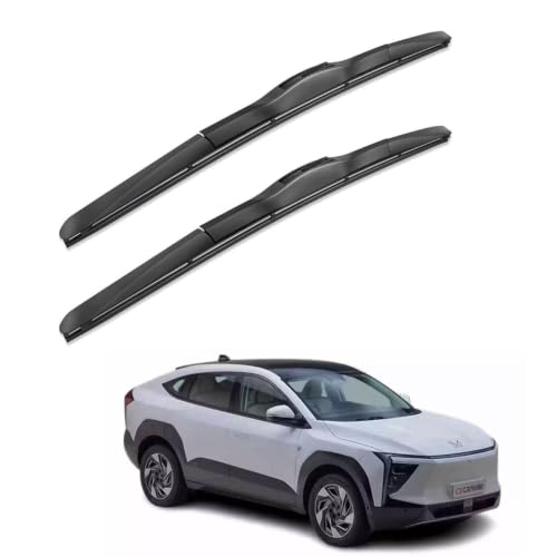 Image of Oshotto Frameless (O.E.M Type) Wiper Blades Compatible with Mahindra XEV 9S (22 inch / 16 inch)