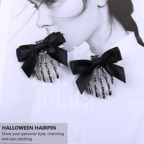 Amosfun 2 Pz Halloween Scheletro Artigli Fermagli