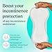 Because Overnight Incontinence Booster Pads for Men and Women, Adds 4 Cups Extra Absorbency to Adult Diapers, Super Soft, Adhesive Strip Backing, Unisex, 20 Count