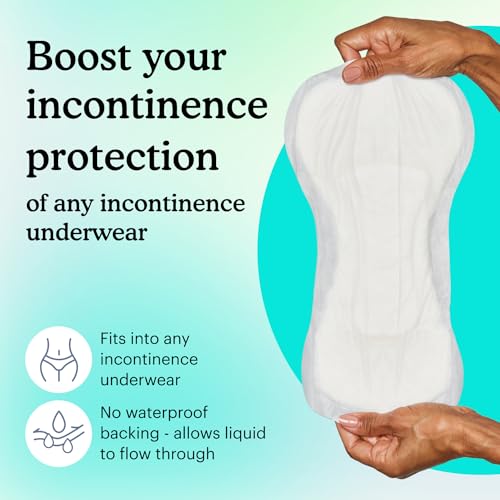 Image of Because Overnight Booster Pads Fit All Adult Diapers, Helps Keep Your Adult Diaper Active All Night, Adds 4 Cups to Incontinence Underwear, Extra Absorbency, 180 Count (Packaging May Vary)