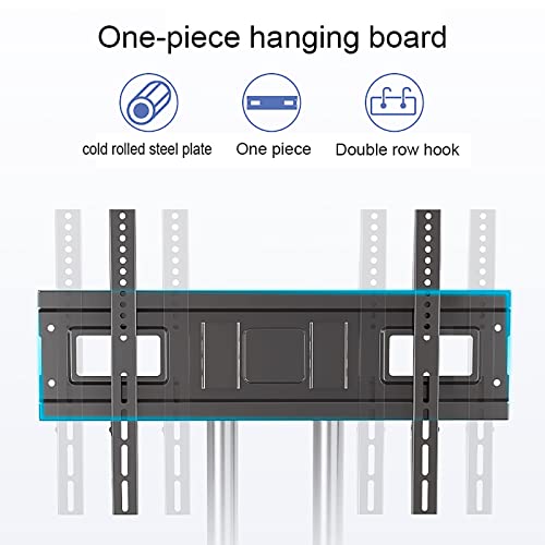 Soporte universal para TV de piso con ajuste vertical y rotación de 90° miniatura 3