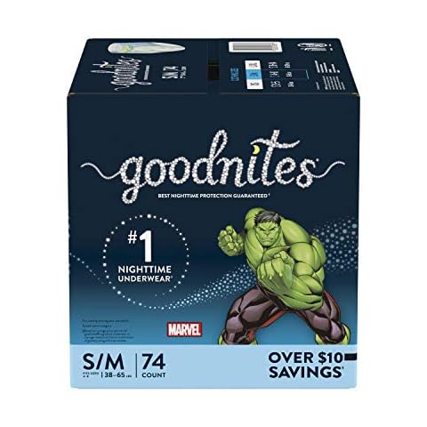 Goodnites Goodnites Bedwetting Underwear for Boys, S/m, 74 Ct, Size 4-Boy, 74 Count Cover