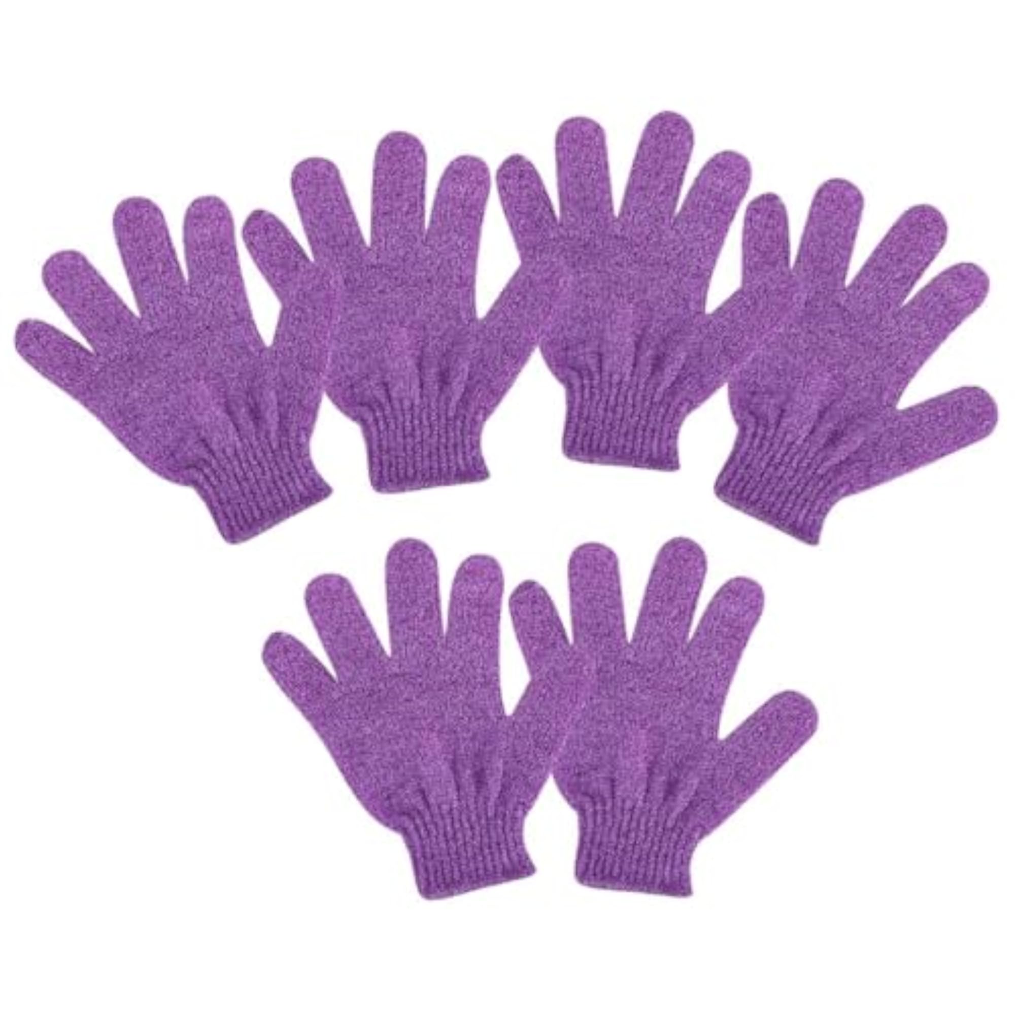 Exfoliating Body Scrub Shower Gloves, 6 Pieces