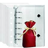 シール帳 A7 バインダー 女の子 はがせる 透明ファイル ボンボンドロップシール対応 バインダー＆シール台紙 3層構造 (A7 シルバー+透明+ラッピング袋)