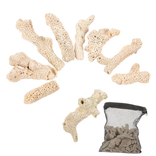 ノーブランド品 1 セット サンゴの骨砂 空気 死んだサンゴ 半透明の水槽植木鉢ホルダー キット 水族館の池フィルター 淡水水槽用粉砕サンゴ 水族館部品 水槽の供給 水族館フィルターメディア ろ材