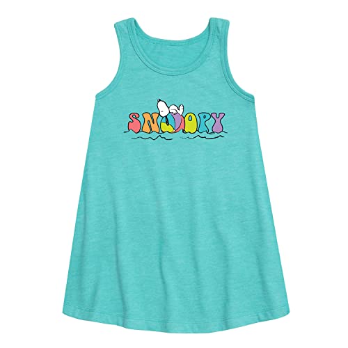 HYBRID APPAREL - Peanuts - Snoopy's Beachball - Toddler and Youth Girls A-line Dress