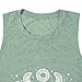 Hippie Tank Tops for Women Funny Gothic Graphic Print Hiking T Shirt Summer Casual Loose Fit Oversized Sleeveless Tank Tops(Pale Green XL)