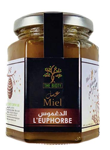 Pur Miel d'Euphorbe / Darmouss / Cactus Bio du Maroc Cru, non Chauffé, sans Sucre, non Pasteurisée, sans Additifs 250G / 500 (250 G) Cover