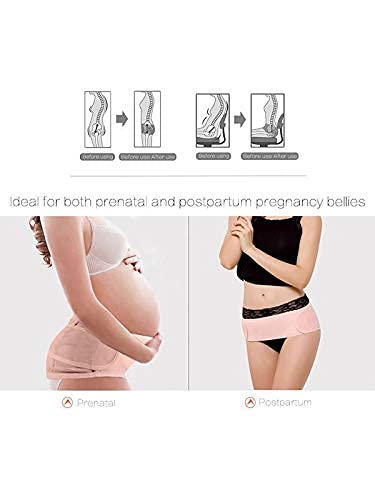 Cinto de apoio para gestantes, suporte universal para a barriga de gravidez, faixa abdominal ajustáv