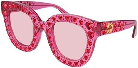 Gucci sole donna brillantini cuore fucsia : Amazon.it: Abbigliamento