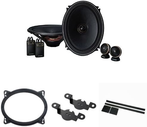 Amazon Co Jp アルパイン 7x10inchセパレート2ウェイスピーカー X 710s インナーバッフルボード ツイーター取付けブラケット スピーカー音質向上キット セット 車 バイク