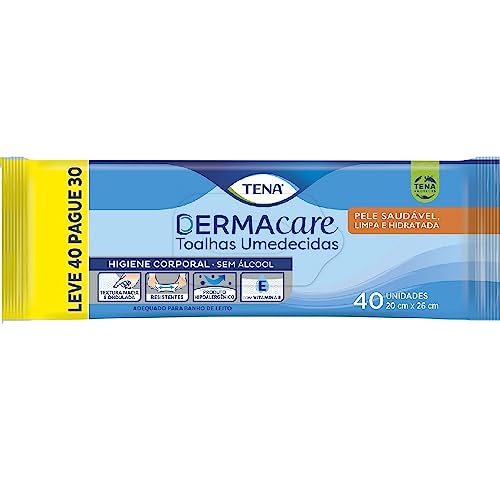 TOALHAS UMEDECIDAS TENA DERMACARE LV40 PG30