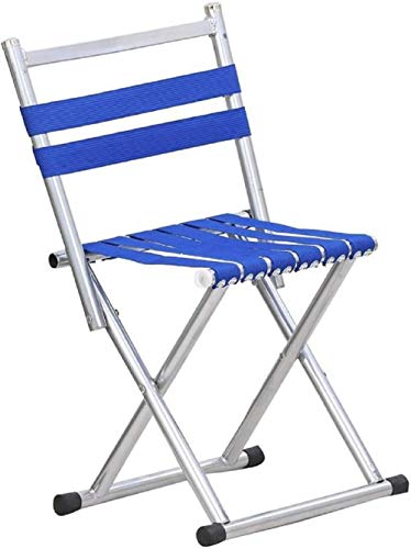 Image of AARKRI SALES Portable Folding Stool - Heavy Duty Outdoor Chair for Camping, Hiking, Fishing, Picnic - Collapsible Mini Travel and Garden Seat