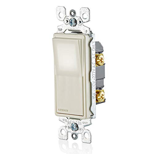 Leviton L5611-2T 15 Amp Decora Led Illuminated Light Wall Switch thumb #1