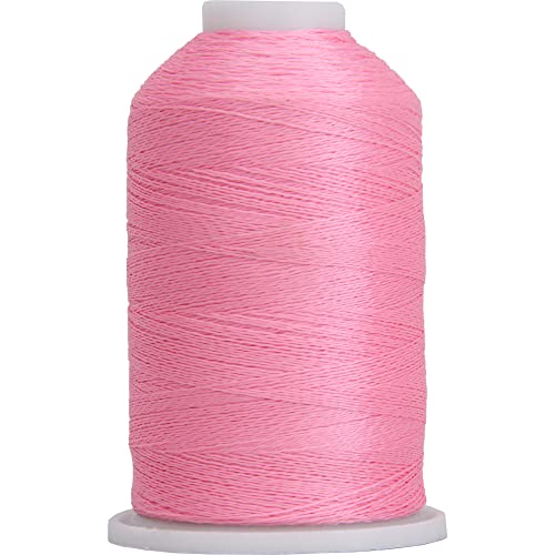 Image of ThreadArt Glow in the Dark Embroidery Thread, 1000M, Pink | Glow in the dark embroidery thread adds luminous detail to designs. Works with embroidery and sewing machines.