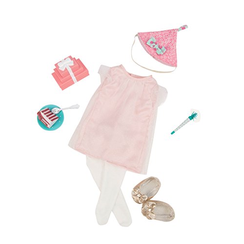 Our Generation 44578 Birthday Surprise Deluxe Doll's Outfit, Multi-Colour