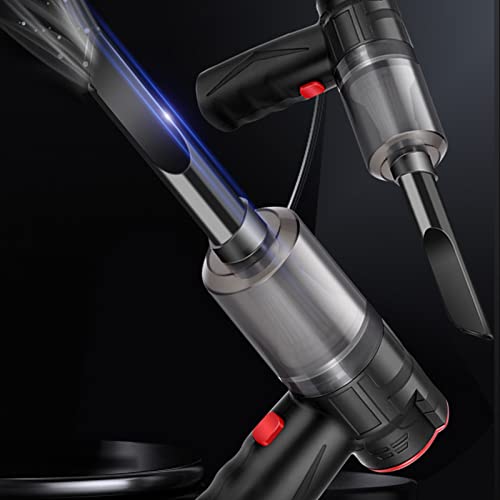 Yunnyp Aspirador de pó portátil para carro, recarregável, portátil, sem fio, soprador de poeira para