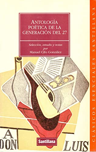 Portada de Antología poética de la generación del 27