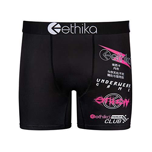 Ethika Mens Mid Boxer Briefs | Underwear Game (Assorted, X-Large)