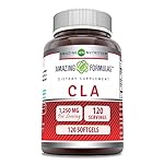 Amazing Formulas CLA (Conjugated Linoleic Acid) 1250 Mg | Softgels Supplement | Non-GMO | Gluten-Free | Made in USA (1 Pack | 120 Count)