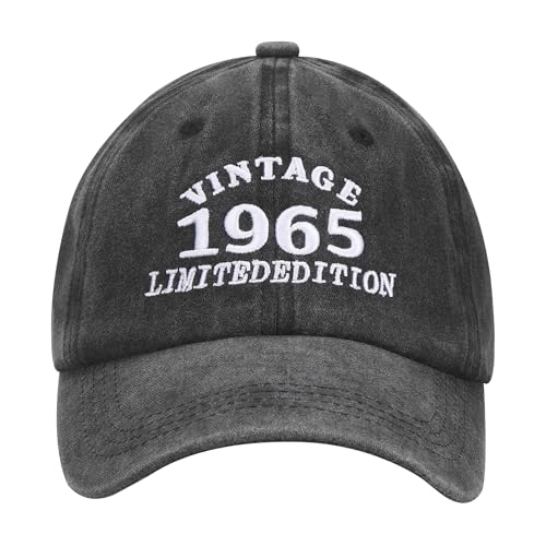 Starvortex Gorras de Hombre, 1965 Regalos Hombres 60 años, Vintage Gorra Beisbol Hombres, Clásico Sombrero Masculino,Regalos Cumpleaños Hombre Un Regalos Genial e Inusual para Papá y Abuelo Starvortex Gorras de Hombre, 1965 Regalos Hombres 60 años, Vintage Gorra Beisbol Hombres, Clásico Sombrero Masculino,Regalos Cumpleaños Hombre Un Regalos Genial e Inusual para Papá y Abuelo