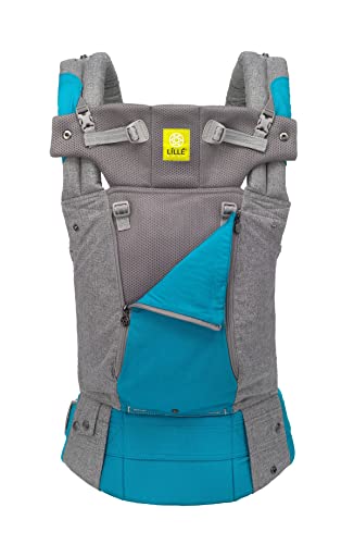Image of LÍLLÉbaby Complete All Seasons Ergonomic 6-in-1 Baby Carrier Infant to Toddler with Lumbar Support (7-45 Pounds), 360 Degree Baby Wearing & Multi-Position, Inward & Outward Facing (Cool Caribbean)