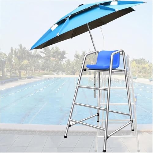 Chaise de maître-nageur haute amovible pour observation extérieure