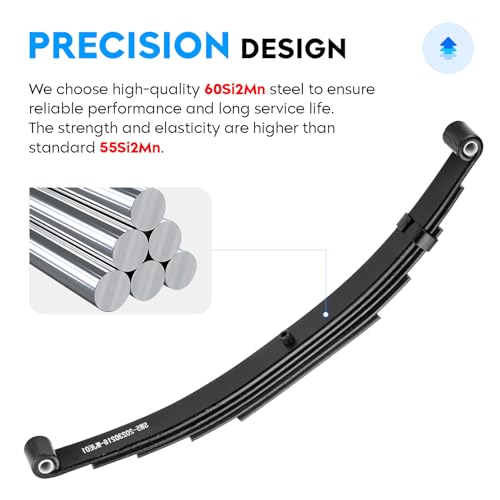 image for AEagle 5 Leaf 3000lb Capacity Double Eye Spring for 5200lb-6000lb Trai