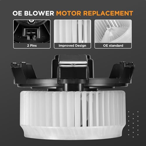 Image of HVAC Blower Motor 700194 Compatible with Honda Civic Hybrid 2011-2006, Compatible with Jeep Wrangler 2010-2007 Heater Blower for 75821 79310SNAA01 PM9177 79310-SNA-A01 A /C Blower Motor Assembly