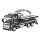 Srliya Rettungsauto-Abschleppwagen-Modell, Metalllegierung, 19,9 cm Länge, Rettungs-Pullback, Großes Abschleppwagen-Modell, Spielzeug
