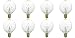 Memotronics 25 Watt Bulbs for Scentsy Full-Size Warmers, KE-25WLITE Extra Long Life, 25W 120 Volt, Pack of 8