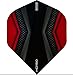 US Darts Pentathlon RED/Black HD150 Standard Shape Dart Flights - 3 Sets (9 Flights) - 150 Micro (ExtraTough)