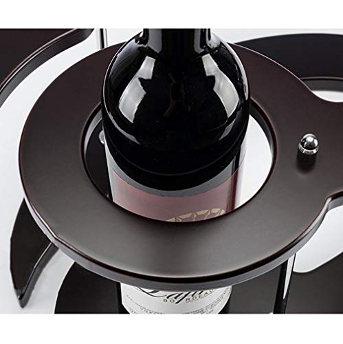 Soporte para botellas de vino de madera para encimera 40x28x20cm miniatura 7