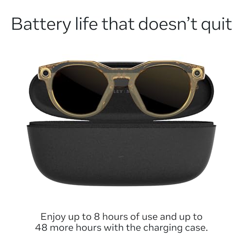 Image of Meta Oakley HSTN, Light Curry (Frame) | Smart AI Glasses for Men, Women - Up to 8 Hrs Battery Life - Camera, Audio, Video Recording - Transitions Brown Lenses (Clear Indoors, Darkens with Sunlight)