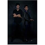 Shadowhunters: The Moral Instruments Matthew Daddario as Alec Lightwood and Harry Shum Jr. as Magnus Bane 8 x 10 Inch Photo
