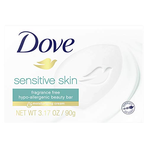 Dove, Bar Soap for Sensitive Skin 3.15 oz 25.2 Ounce, (Pack of 8) by Dove - Used condition - US$13.32