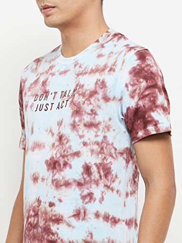 Image of Max Men Tie & Dye Printed Ultra Slim Fit T-Shirt