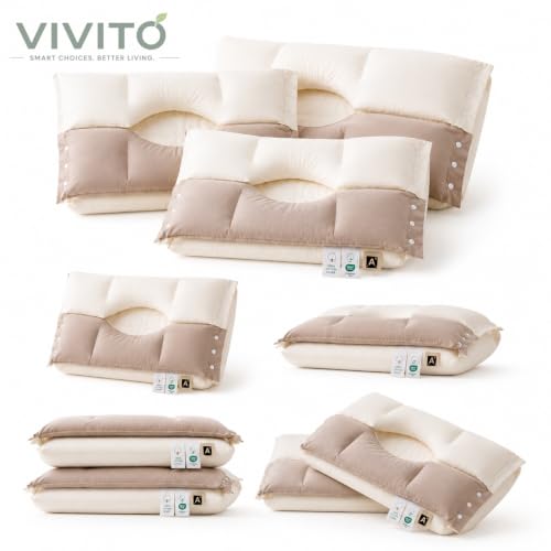 Image of VIVITO Bed Wedge Pillow for Back Support & Comfortable | Adjustable Backrest Pillow for Reading, Sleeping, Relaxing & Bed Sitting | Soft Cushioned Support Pillow | Pack of 1 | Multicolour