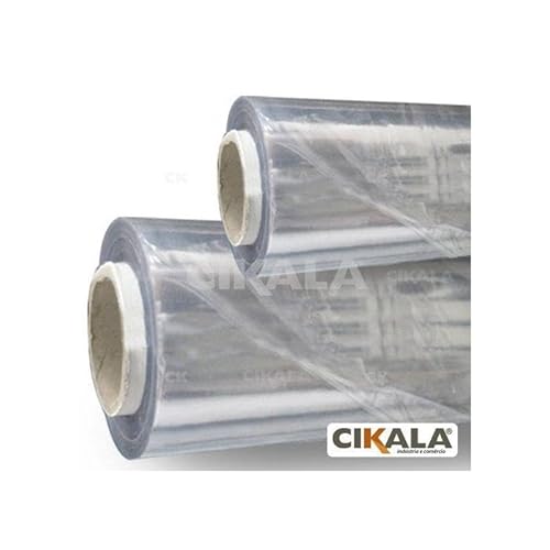 Plástico Pvc Transparente 0.40 Mm 1.40x15 Metros Com Papel