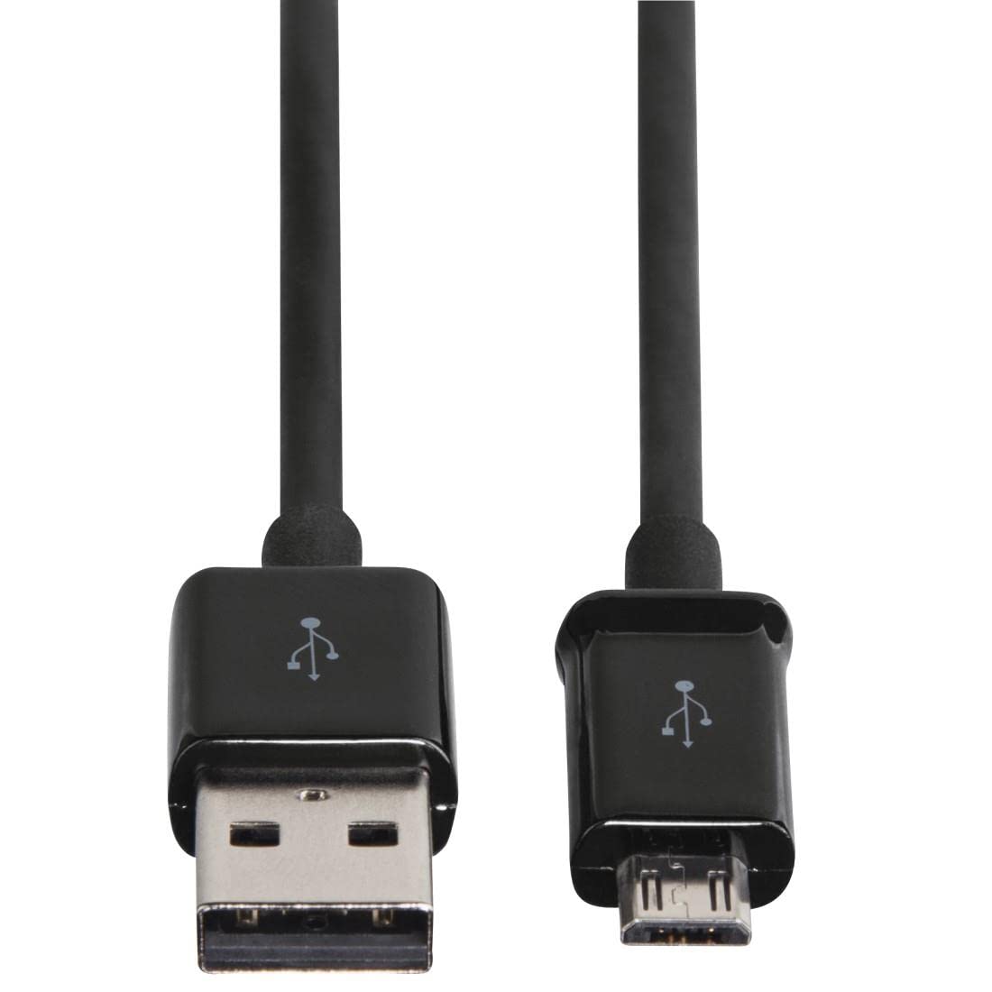 Hama USB A Cable - Micro USB B (480 Mbps, Basket, USB 2.0, 0.9 m, 0.5 A, Charging, Wire) Black