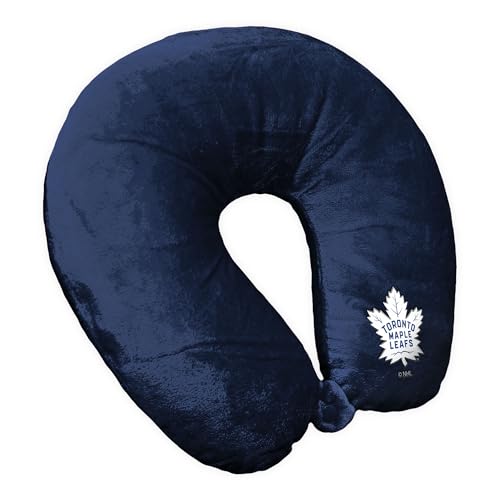 Northwest NHL Toronto Maple Leafs Logo Navy Neck Pillow, 12 x 13 inches