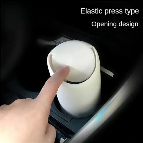 Basurero para coche y contenedor interior organizador de silicona 3