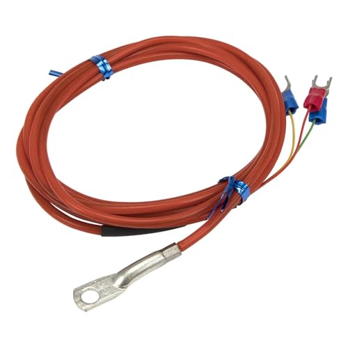Sensor RTD FTARR02 PT100 con cable de 2 metros y ojillo de 6 mm para control de temperatura 5