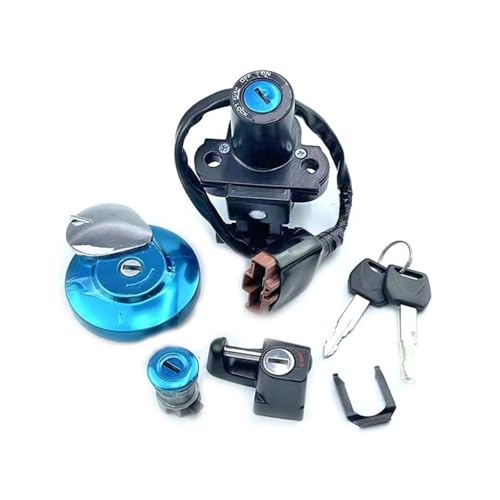 Cerradura de asiento compatible con CB400SS tapón gasolina e interruptor
