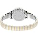 Timex Women's Easy Reader 25mm Watch – Two-Tone Case White Dial with Tapered Expansion Band