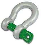 VanBeest 3/4 inch D-Shackle – Green Pin (Single) (4X4 Off-Road Vehicle Recovery)