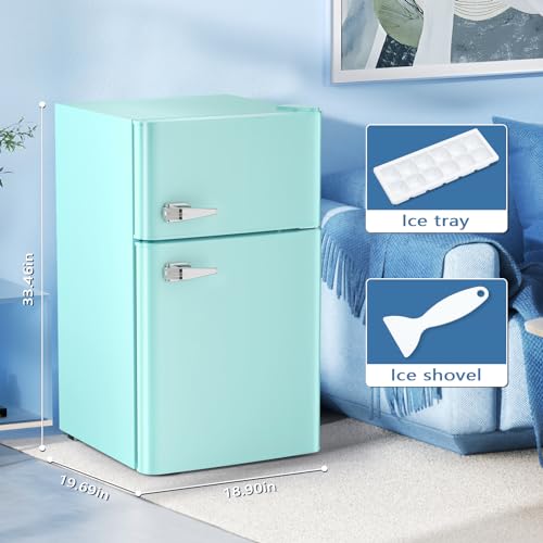 Antarctic Star F5890GREEN Compact Mini Refrigerator Separate Freezer thumb #4