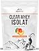 Produktbild AlpenPower Clear Whey Isolat Pfirsich-Eistee 500 g - Klarer, erfrischend leichter Proteindrink - Hoher Proteingehalt & optimales Aminosäurenprofil - Ohne künstl. Schaumverhüter